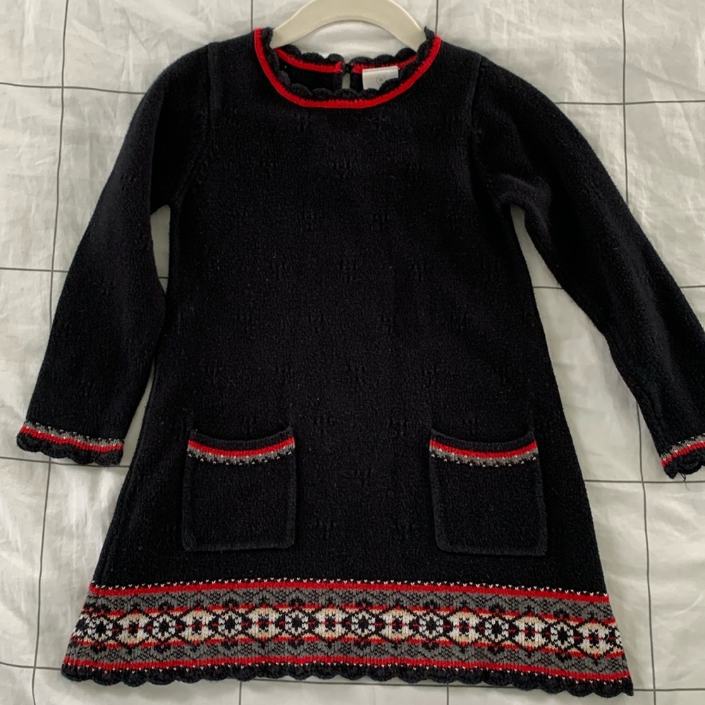 Hanna Andersson Holiday Sweater Dress